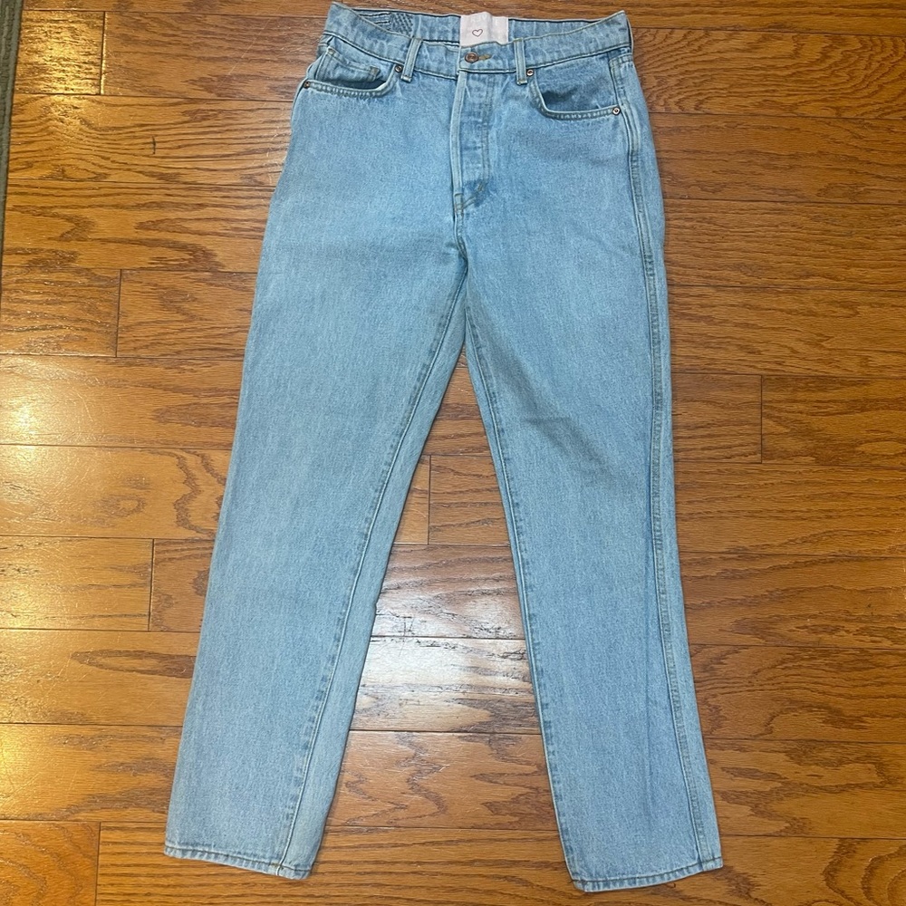 REVICE Denim High Waisted Light Wash Jeans